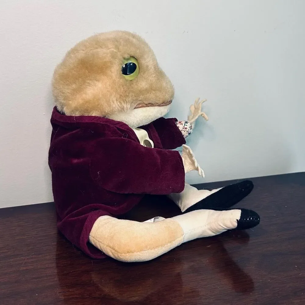 Eden Jeremy Fisher Frog Plush Beatrix Potter Red Coat 12